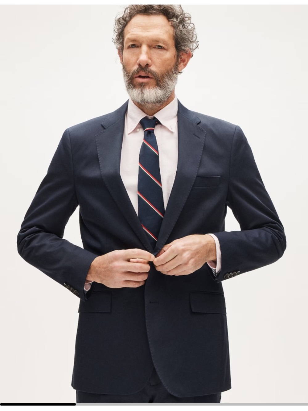 J. Crew Ludlow Slim-fit suit jacket in Japanese cotton chino - Navy